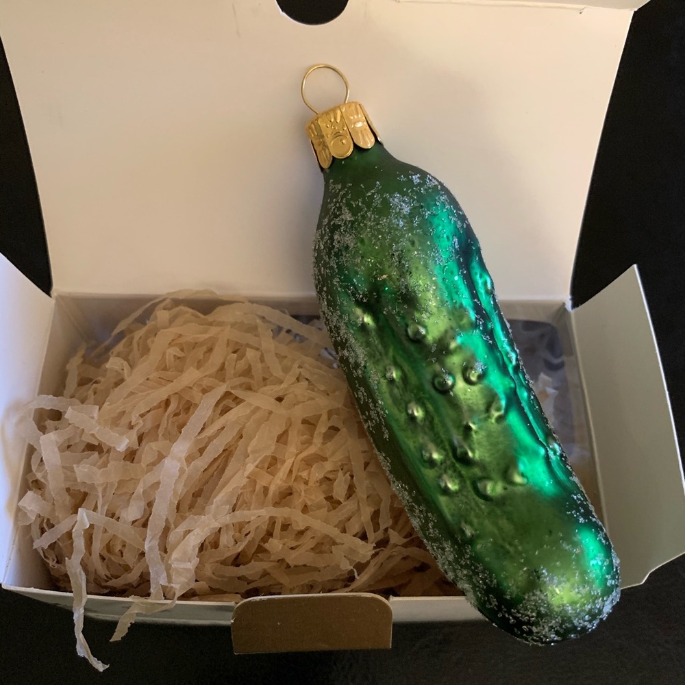 European Hand Blown Ornament Pickle